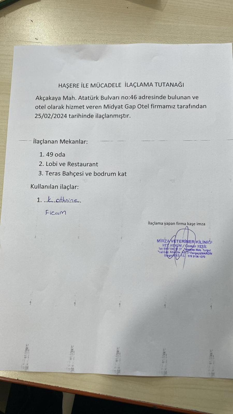 Midyat Gap Hotel Экстерьер фото